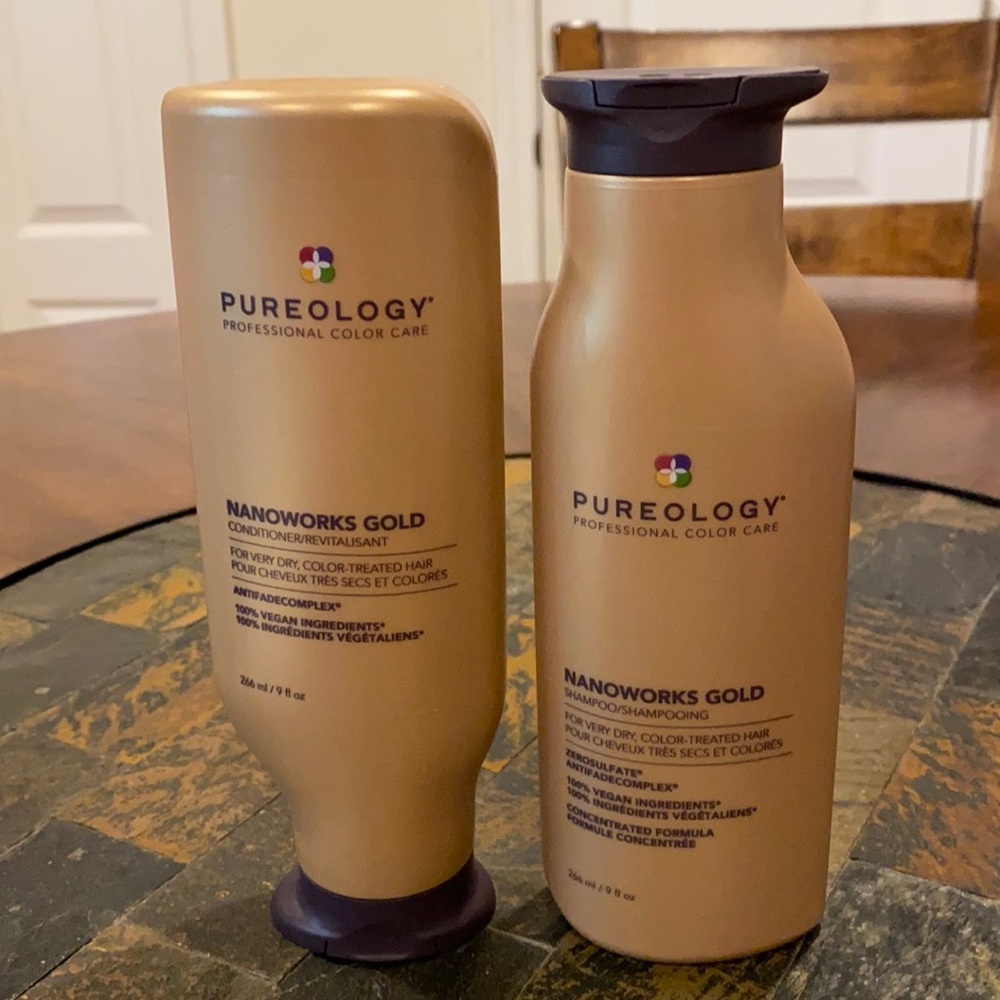 Pureology Nanoworks Gold Shampoo Conditioner 9 oz
